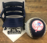 New York Yankees Stadium Favorites Mini Seat and Full Color Logo Baseball