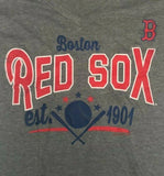 Boston Red Sox Short Sleeve Est. 1901 Women's T-Shirt Gray Large 12/14