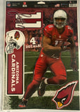 NFL Arizona Cardinals Larry Fitzgerald #11 Multi-Use Decal, 11" x 17" NEW