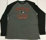 Philadelphia Flyers Long Sleeve Adult Men's Ringer T-shirt Size X-Large