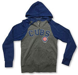 Chicago Cubs MLB Women's Full Zip Drawstring Hoodie X-Small 0/2