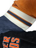 Denver Broncos GIII NFL Men's Full Zip Suede Leather Jacket LARGE