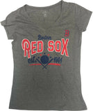 Boston Red Sox Short Sleeve Est. 1901 Women's T-Shirt Gray Large 12/14