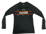 NHL Philadelphia Flyers Men’s Long Sleeve Dry Fit Small Black