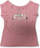 Chase Authentics Jeff Gordon #24 Women's Pink Scoop Neck T-Shirt - Large 12/14
