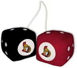 Ottawa Senators LOGO NHL Fuzzy Dice, 3