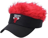 Chicago Bulls NBA Flair Hair Visor, Adjustable One Size