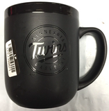 Minnesota Twins 17oz Matte Black Coffee Mug MLB