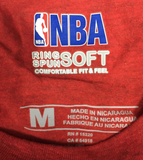 Atlanta Hawks NBA Men's Ring Spun T-Shirt Red Medium