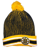 NHL Chicago Bruins Boys Pom Knit Beanie NWT