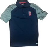 Boston Red Sox Classic Logo Men's Dry Fabric Active Polo Shirt Blue S & M