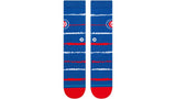 Chicago Cubs Chalk Min Stance MLB Baseball Crew Socks Large Men's 9-13