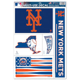 New York Mets MLB Multi-Use Decals 11" x 14" Sheet with 4 Decals