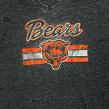 Chicago Bears Girl's Hooded T-Shirt XL 14/16 Gray