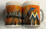 Miami Marlins MLB 15oz 2 Tone Sublimated Coffee Mug SET OF 2
