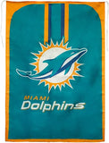 Miami Dolphins Fan Flag NFL 47" X 32"  Wave It or Wear It FREE SHIPPING