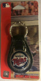 Minnesota Twins Logo & Leather FOB Key Chain MLB Licensed Baseball