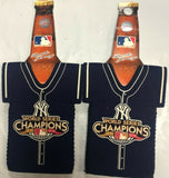 New York Yankees 2009 World Series Champions Bottle Jersey Coolers SET of 2
