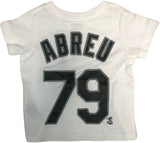 Chicago White Sox Jose Abreu Boy's Crew Neck T-Shirt 2T White