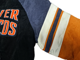 Denver Broncos GIII NFL Men's Full Zip Suede Leather Jacket SMALL