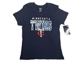 Minnesota Twins MLB Girl's Short Sleeve V-Neck T-Shirt Large 10/12