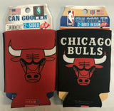 Chicago Bulls Logo NBA Collapsible Can Cooler SET OF 2
