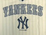 New York Yankees Short Sleeve Girl's Pinstripe T-Shirt Small 6/6X