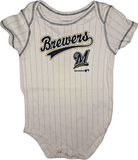 Milwaukee Brewers MLB Boy's 2 Piece Bodysuit Creeper Set 18 Months Snoopy