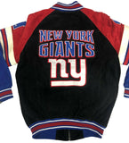 GIII New York Giants Men's Full Zip Leather Jacket NWT