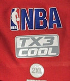 Chicago Bulls NBA Dri Fit Men's T-Shirt Red 2X