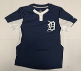 Detroit Tigers MLB Majestic Eagle 2 Button Baseball Jersey Youth Large 14/16