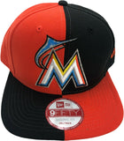 NEW ERA Miami Marlins 9FiFTY Snapback Two-Tone Adjustable Hat