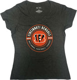 Cincinnati Bengals Women’s Cap Sleeve V-Neck T-Shirt