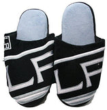 NHL Los Angeles Kings Men's Team Logo Slippers Black (XL 13-14)