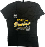 Boston Bruins NHL Winter Classic 2019 Womens T-Shirt Black Small