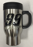 Carl Edwards #99 NASCAR Tumbler 16oz Stainless Steel Travel Thermal Mug