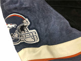 GIII Denver Broncos Men's Full Zip Suede Leather Jacket NWT