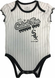 Chicago White Sox Girls Three Piece Bodysuit Set  0/3 Months