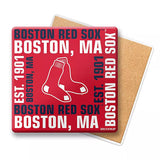 Boston Red Sox Ceramic Coaster Set of 4