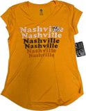 Nashville Predators Women’s V-Neck Medium 8/10 Yellow