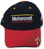 NASCAR Ricky Rudd #21 Vintage Men's Adjustable Trackside Pit Cap Hat Red/Black