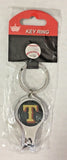 Texas Rangers MLB 3-IN-1 Keychain, Nail Clipper, Bottle Opener