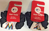 Miami Marlins Hair Twist Scrunchie MLB - SET OF 2