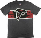 Atlanta Falcons Men's Big Time 2 Sided Crew Neck T-Shirt LARGE FREE SHIPPING