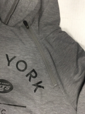 New York Jets NFL Women's 1/4 Side Zip Pullover Hoodie MEDIUM 8/10