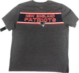 New England Patriots Big Time Men's Double-Sided T-Shirt GRAY CHOOSE SIZE
