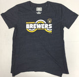 Milwaukee Brewers MLB Women's Short Sleeve Graphic T-Shirt Choose Size