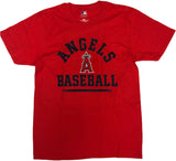 Los Angeles Angels California Angels Men's Short Sleeve T-Shirt Medium Red