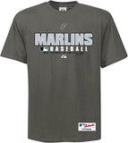 Florida Marlins Majestic Authentic Collection Vintage Men's T-Shirt Choose Size