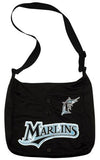 Florida Marlins MLB Team Jersey Style Veteran Tote Bag 15" x 4" X 14"